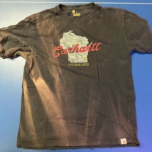 Distressed Carhartt Milwaukee T Shirt